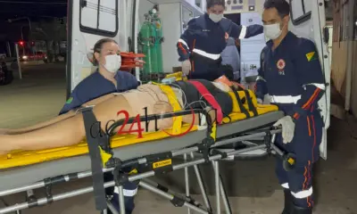 Motociclista sofre queda e bate a cabeça após perder controle de moto em Rio Branco