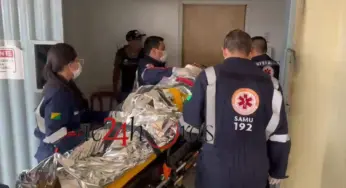 Homem fica gravemente ferido durante derrubada de árvores no interior do Acre
