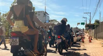 Interdição na Avenida Ceará congestiona trânsito e deve piorar em horários de pico