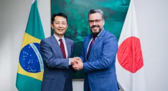 Alan Rick visita Embaixada do Japão e propõe cooperação técnica e parceria em mitigação de desastres naturais
