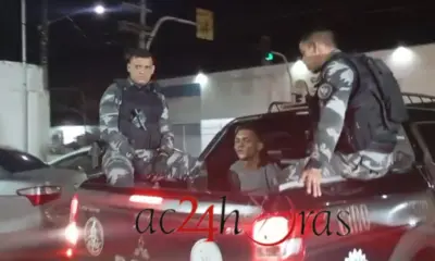 PMs prendem homem monitorado por tornozeleira por tráfico de drogas em Rio Branco