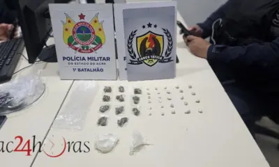 Suspeito é preso com drogas no Beco da Tiazinha