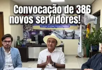 Bocalom anuncia convocação de 386 novos servidores; nomeação sai nesta sexta