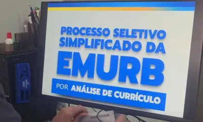 Com salário de até R$ 3,8 mil, inscrições no seletivo da Emurb encerram hoje (7)