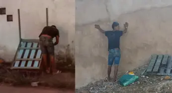 Homem quebra painel de rede telefônica para roubar no Castelo Branco