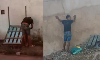 Homem quebra painel de rede telefônica para roubar no Castelo Branco