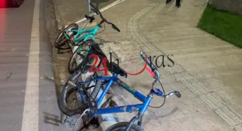 Adolescente é atropelado enquanto andava de bicicleta na Dias Martins