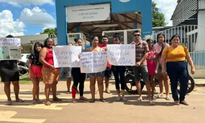 Pais protestam por falta de ar-condicionado na escola Ayrton Senna