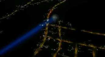Helicóptero auxilia fiscalização de monitorados durante a madrugada de domingo