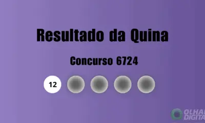 Quina 6724: veja resultado de hoje, quinta-feira (8)
