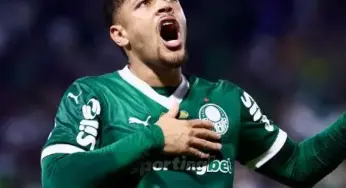 Vitor Roque marca no fim, Palmeiras bate São Paulo e vira líder isolado
