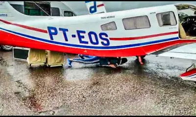 Avião que saiu da pista em Envira já tem dois registros de acidentes