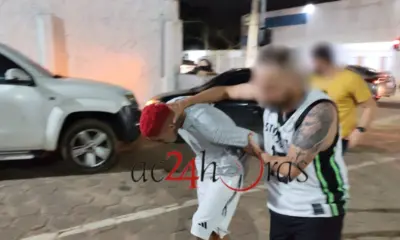 Jovem é preso por mandado de prisão por tráfico de drogas em praça de Rio Branco
