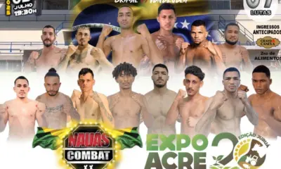 Expoacre Juruá 2025 terá luta internacional de MMA