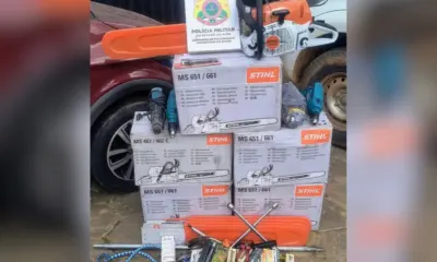 Homem é preso por receptar materiais agrícolas furtados