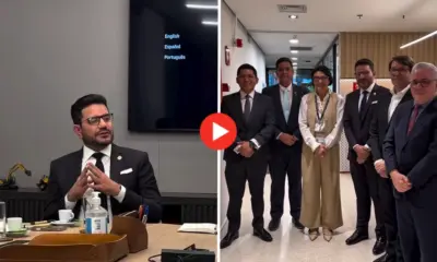 Gladson articula parcerias com banco internacional