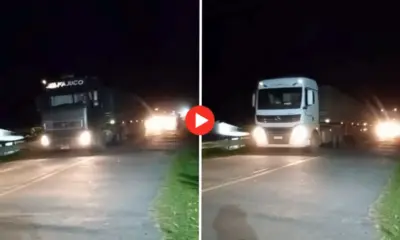 BR-364 é reaberta quase 24 horas depois de caminhão ficar atravessado na rodovia