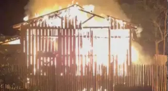 No Acre, mulher inconformada com fim de relacionamento incendeia a própria casa