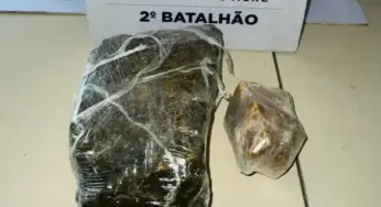 Taxista desconfia de pacote e ajuda polícia a apreender mais de 600 gramas de drogas