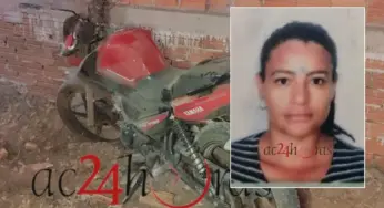 Mulher morre após perder controle de moto e colidir contra muro