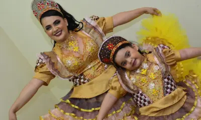 Filha de quadrilheira estreia na realeza mirim da Junina Pega-Pega