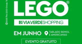 Arena LEGO chega ao Via Verde Shopping com diversão gratuita para todas as idades