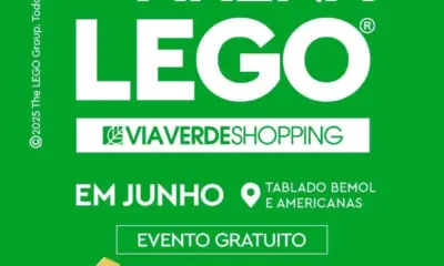 Arena LEGO chega ao Via Verde Shopping com diversão gratuita para todas as idades