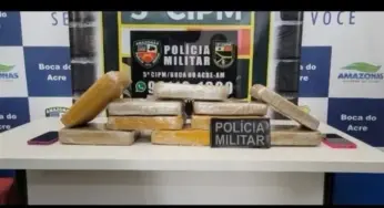 Duas mulheres são presas com 9 kg de drogas na BR-317, em Boca do Acre