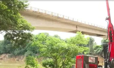 Ponte sobre o Rio Candeias é interditada para veículos pesados