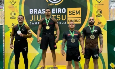 Acre conquista ouro e prata no Campeonato Brasileiro de Jiu-Jítsu Sem Kimono