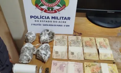 Adolescente é apreendido com drogas e dinheiro em Santa Rosa
