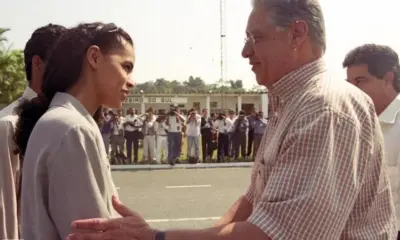 Marina homenageia Fernando Henrique Cardoso pelo aniversário de 94 anos
