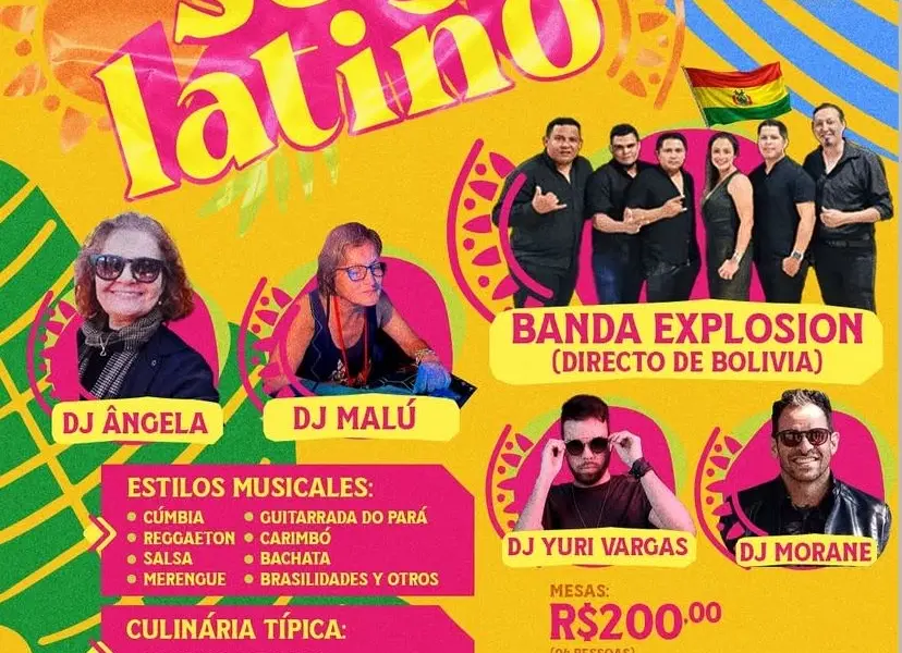 Fiesta Soy Latino reúne atrações internacionais e ritmos latinos em Rio Branco
