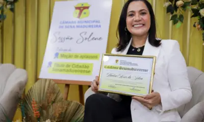 Vice-governadora Mailza recebe título de Cidadã Senamadureirense