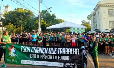 Mais de 700 pessoas participam da 1ª Corrida contra o Trabalho Infantil em Rio Branco