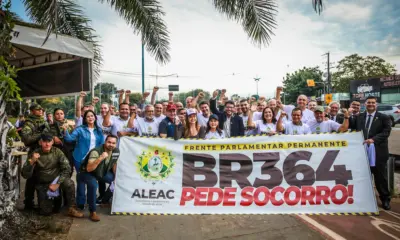 Caravana da Aleac parte em comboio até Cruzeiro do Sul para avaliar a BR-364