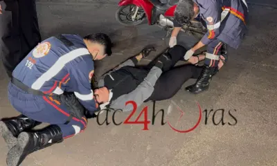 Motociclista provoca acidente no Centro de Rio Branco e foge sem prestar socorro