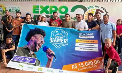 Expoacre Juruá: Cruzeiro do Sul será a “capital” dos games, tecnologia e inovação