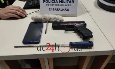 Adolescentes são detidos com arma de brinquedo após tentativa de assalto