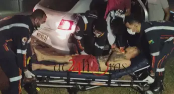 Jovem é ferido com facada no peito durante bebedeira