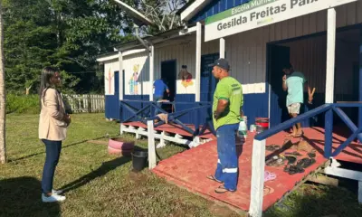 Prefeitura de Brasileia reforma Escola Rural Gesilda de Freitas