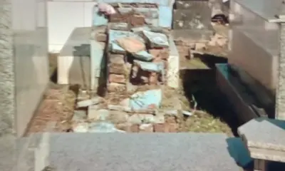 Moradores de rua invadem cemitério, violam sepulturas e causam prejuízos a famílias