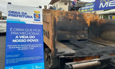 Rua Minas Gerais passa por recapeamento; ação libera Emurb para os bairros, diz Bocalom