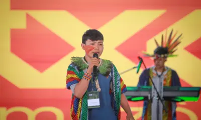 Cantor Huni Kuin inova e mistura forró com espiritualidade no Txai Amazônia