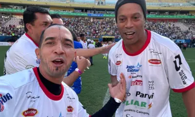Indígena acreano participa de jogo beneficente a convite de Ronaldinho e propõe Copa das Árvores