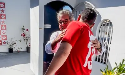 JV abraça Cesário e diz que PT trabalha para lançá-lo a deputado estadual