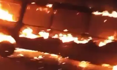 Ônibus escolar pega fogo em Rio Branco; alunos saem a tempo e estão bem, diz SEE