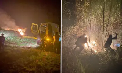Deracre e Prefeitura de Porto Walter controlam incêndio em vegetação próxima ao aeródromo