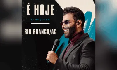 “É hoje!”: ‘Embaixador’ divulga convite de show na Expoacre