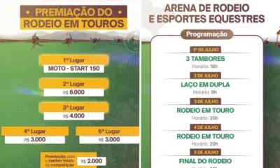 Expoacre Juruá inicia com provas de rodeio; premiação chega a R$ 6 mil